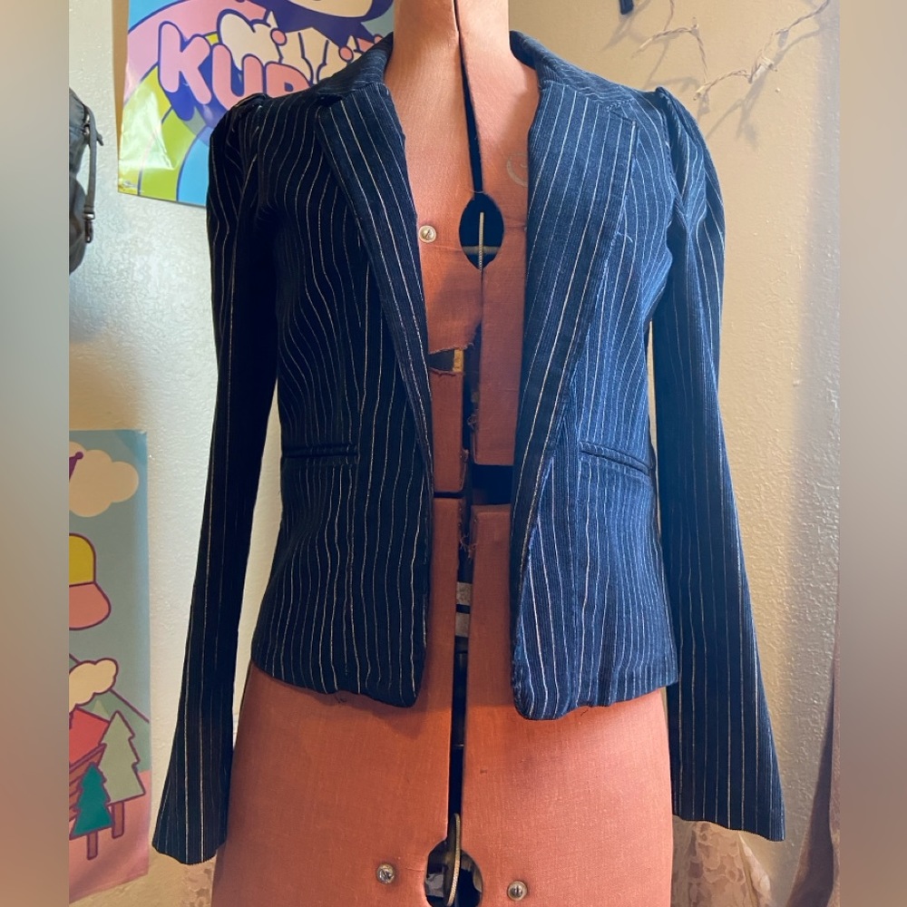 Vintage Carol Ames of California Pinstripe blazer jacket